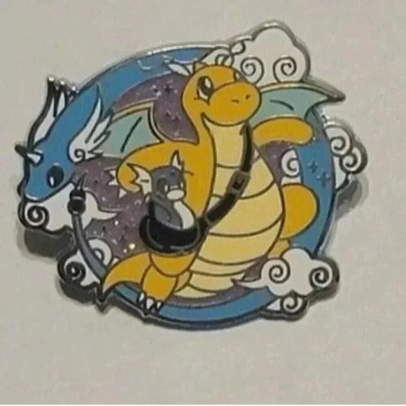 Pokemon Dratini, Dragonair, Dragonite Evolution Enamel Pin - Picture 3 of 5